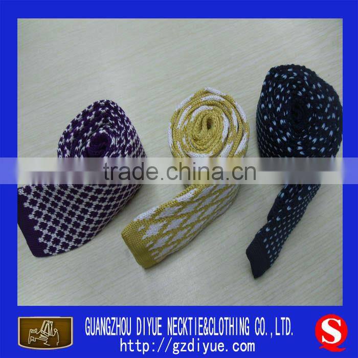 2013 latest silk knitted tie from Guangzhou