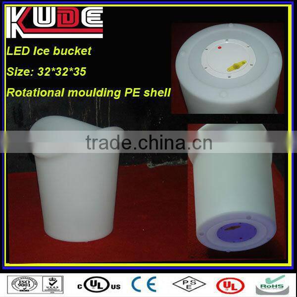 LED illuminated cool martini ice bucket fruit bucket disposable