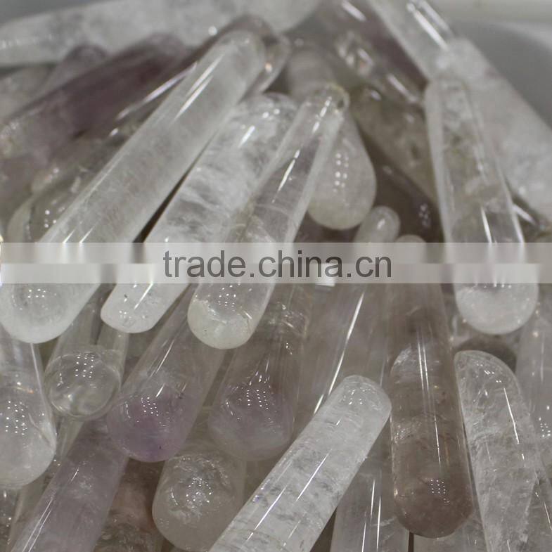 Wholesale price natural rock quartz crystal massage wands