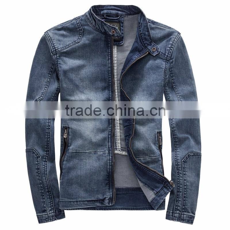 Whlesale Hot Sale men jean Jacket heavy 100%cotton wash with high quality autumn winter jacket brand jean jacket