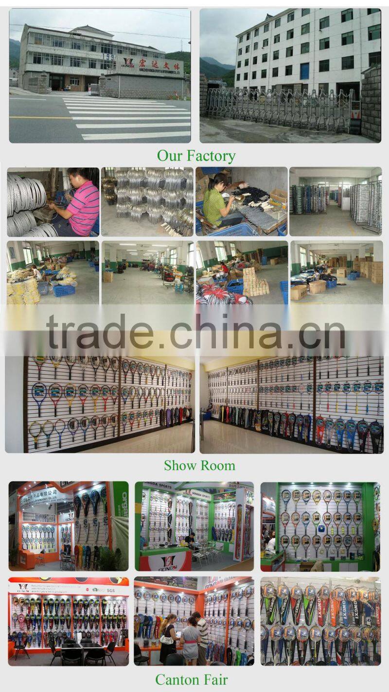 ATTACKER 501 YELLOW OEM steel head racket with badminton stringing/badminton