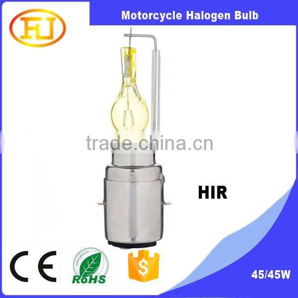 motorcycle bulb ba20d 12v 45/45w halogen motorcycle light bulb 12v halogen bulb for motorcycle spare parts