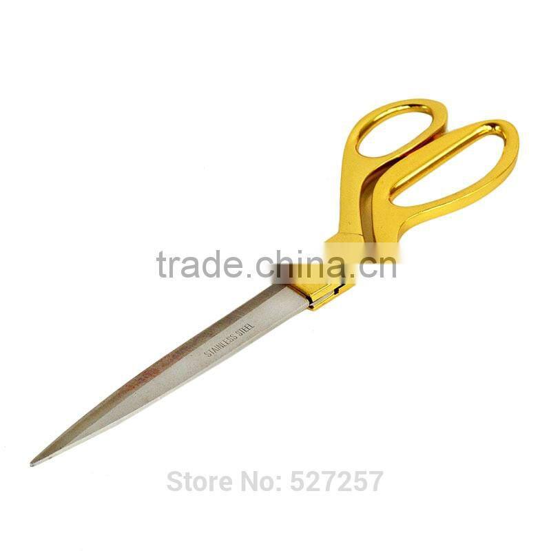 10.5'' Gold Cutter Dressmaking Tailor Shear Scissor Leather Craft Fabric Tool