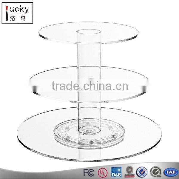 Acrylic good liquor shop display shelves