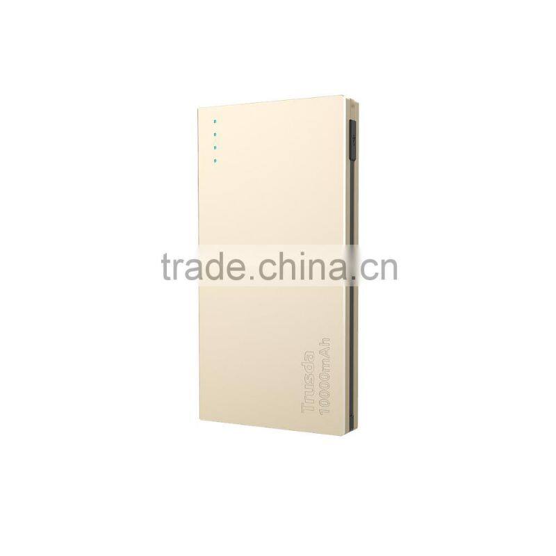 Best Selling Patent Design Fast Charge 2.1A Output Power bank 10000mAh for mobiles,electronic devices