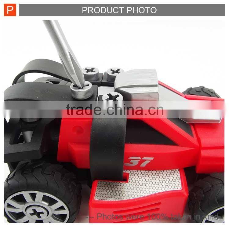 Cool intelligent diy toy self-assemble block rescue truck for kids
