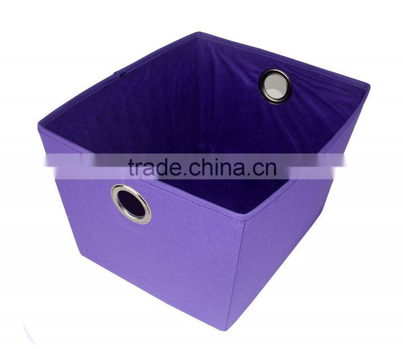 Manufacturer custom colourful home clothes storage box fabric store box