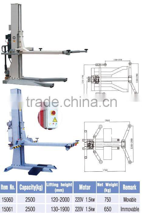 Hydraulic Single Post Lift