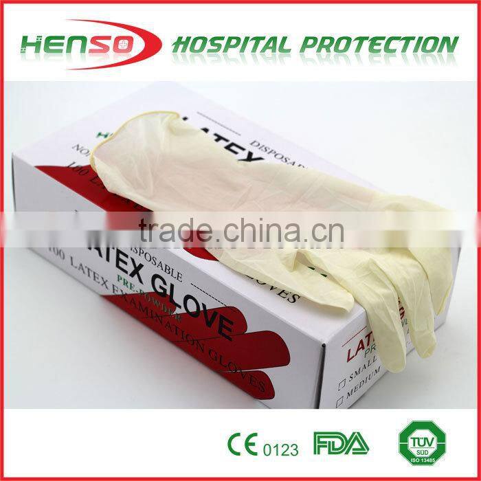 Latex Examination Gloves lightly powdered