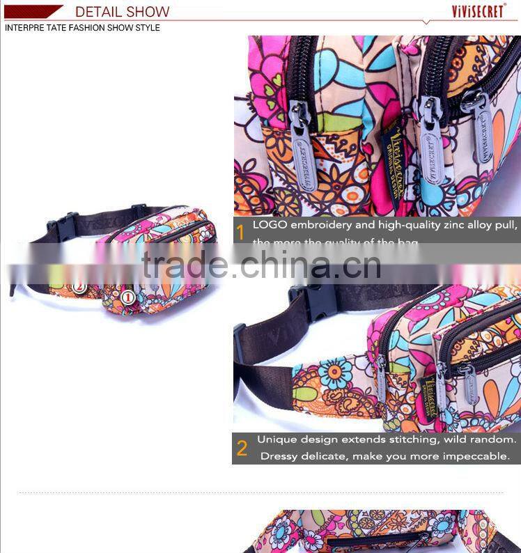 2015 Sedex audit Sport Waist bag with bottle holder, running fanny pack