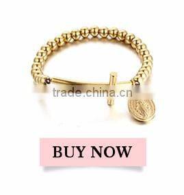 Simple Design Stainless Steel European Style Girls Hand Bracelet