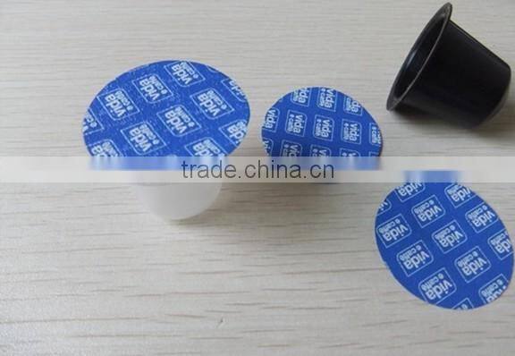 High quality printed PP PE K-Cup Aluminum Foil Lids/aluminum foil lids for k-cup