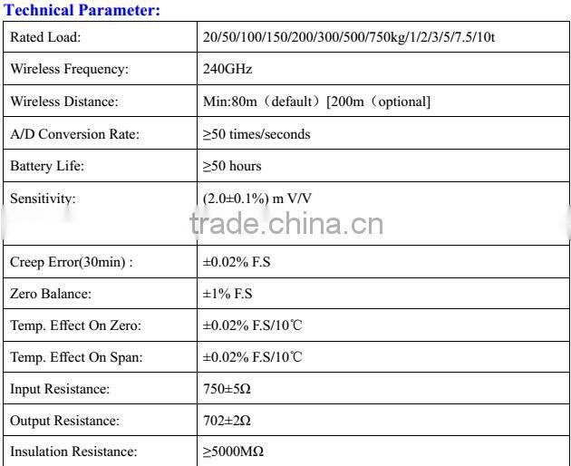 Wireless load cell GS201W