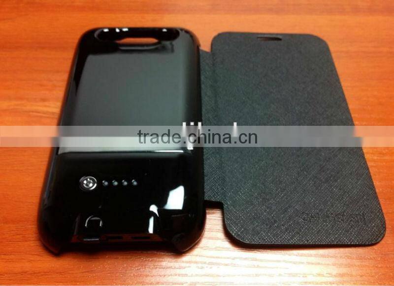 2600mah Portable Battery Leather Case For Samsung Galaxy S3 i9300