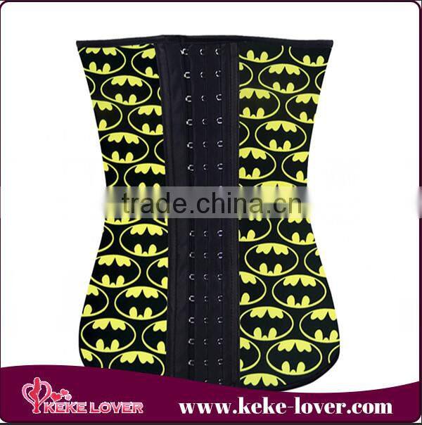 wholesale high quailty stell bones plus size corset sexy women underbust latex corset