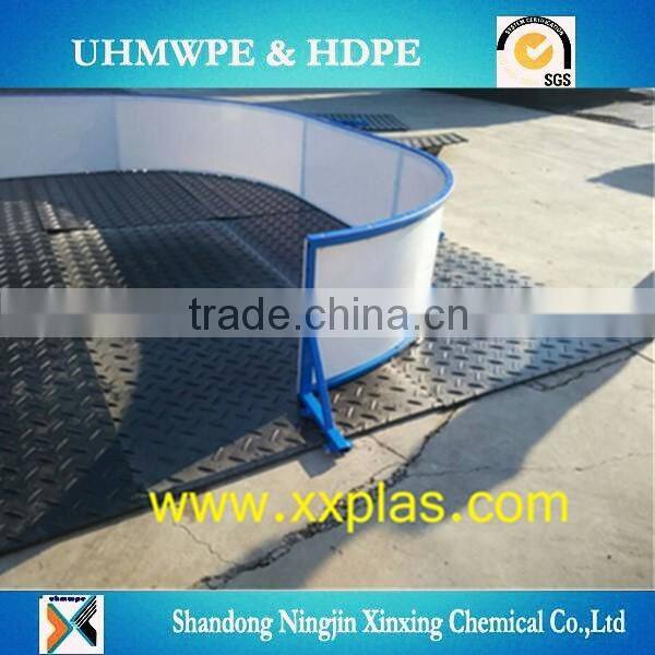HDPE synthetic ice skating board /hockey rink barrier /HDPE dasher board