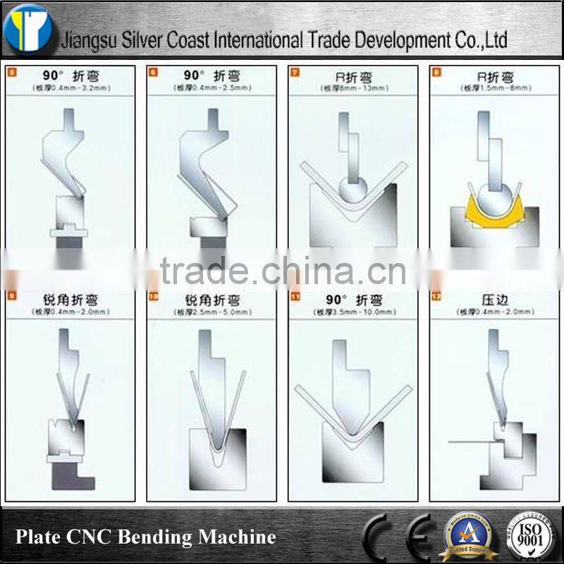 ISO and CE Certificated Hydraulic Plate CNC Bending Machine
