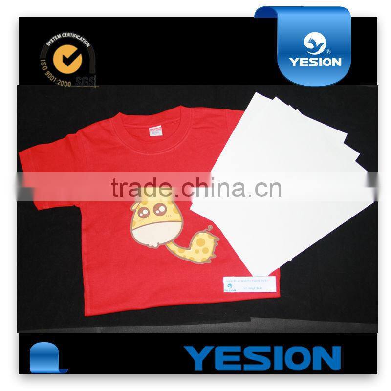 Yesion Wholesale Laser Transfer Paper, Self Weeding Transfer Paper For Dark Cotton T-shirts