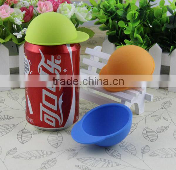 Customzized Oem Universal Silicone Coffee Tea Cup Lids hat shape lid