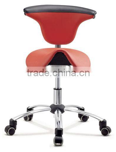 Alibaba Modern Genuine Leather Material barber equipment for sale saddle pedicure stool