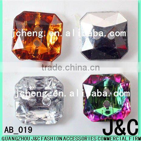 Acrylic Button for Shoes and Clothes