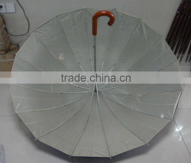 16k wooden handle windproof golf umbrella