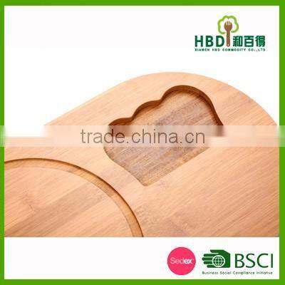 Promotional top quality 4pcs cheese cutting board set food cutting board set