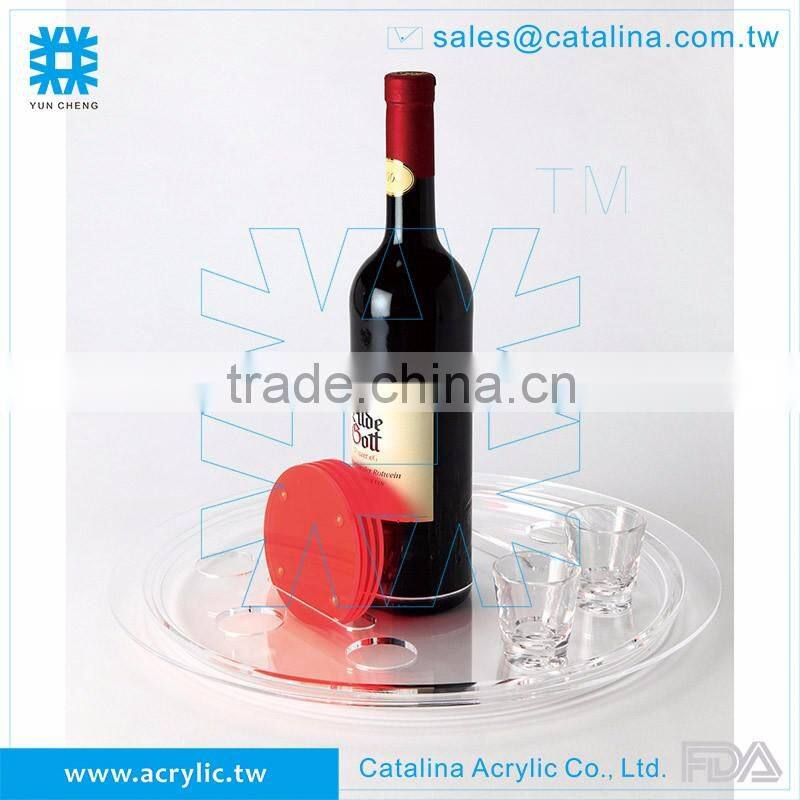 Butterfly W Acrylic Decoration 8 Wine Bottle Rack Holder