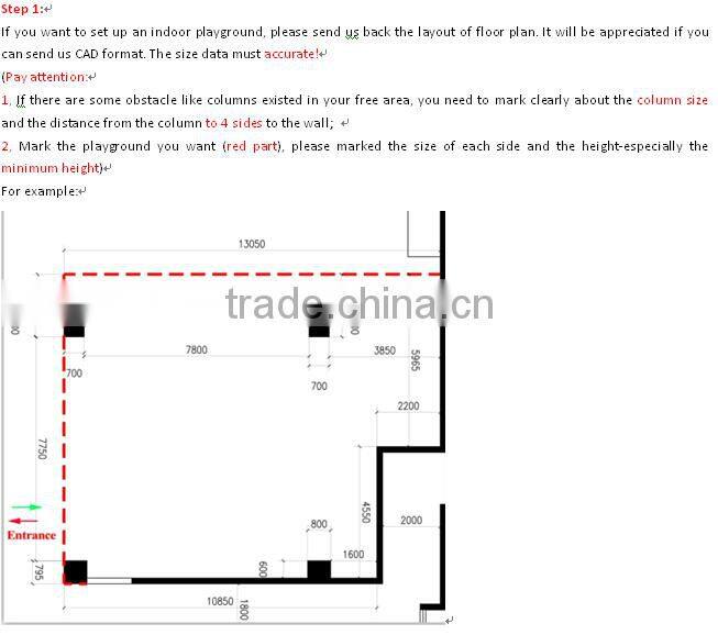 Amusement children commercial indoor playground equipment