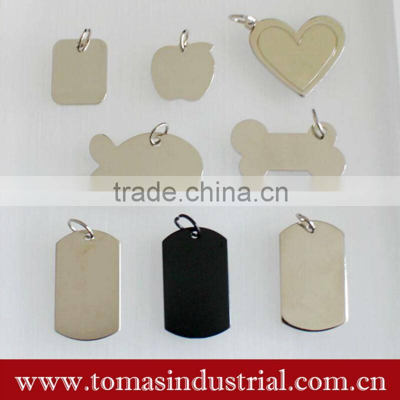 hot sale ring custom shape dog tag and labels