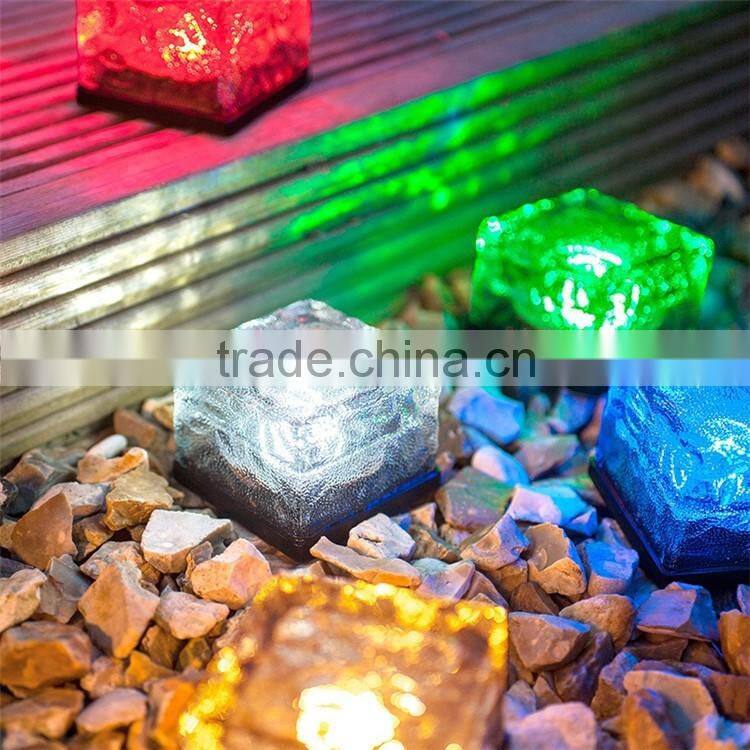 energy saving yellow integrated greenway solar ice brick light