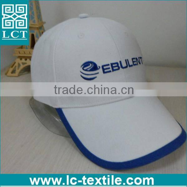 LCTN1869 custom white blue softtextile mini baseball cap