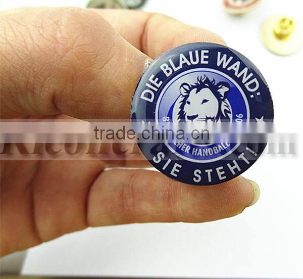 2015 Ricon Metal crafts Metal printing silver oval bracelet button