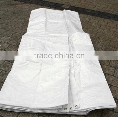 Customsized 6.0 oz. Per Square Yard White Poly Tarps- Super Heavy-duty White Poly Tarpaulin