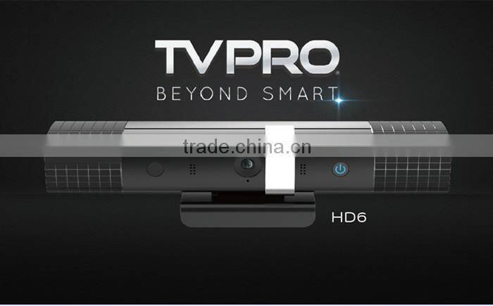 HD6R Full HD Android 4.4 Smart TV Box Built-in HD AF Camera&Dual Mic and dual Speaker HD6 Media player RK3188 Quad Core 2G+16G