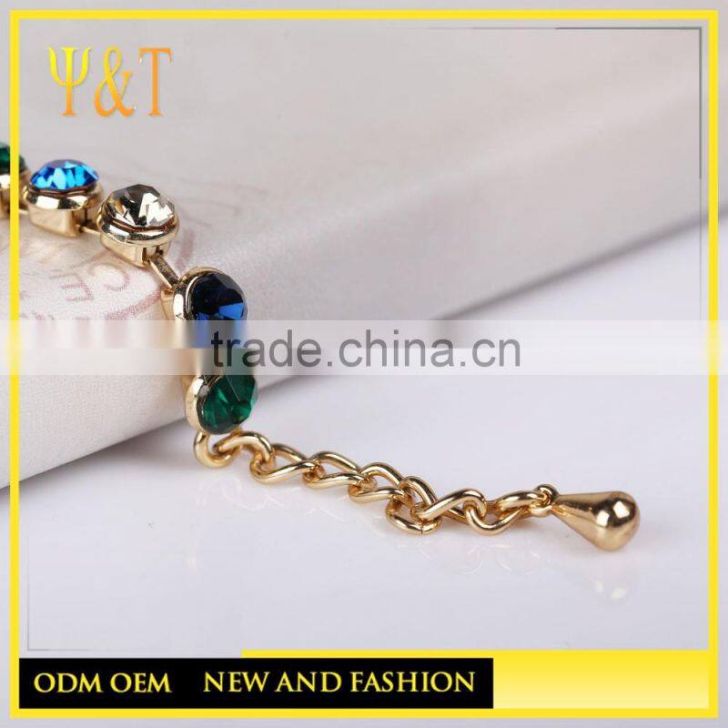 Factory price 925 sterling silver custom lettering jewerly rose gold plating inlaid green zirconia adustable bracelet