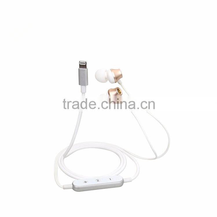 MFI certified digital lighting cable to headphone jack for iPhone7/iPhone Plus