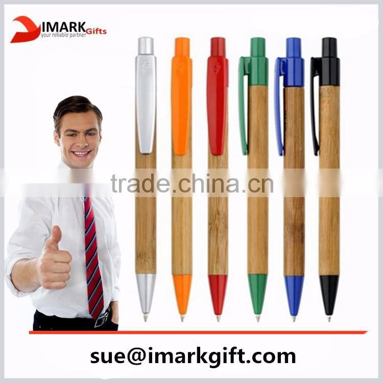 promotional wooden ball pen eco friendly natural wood pen