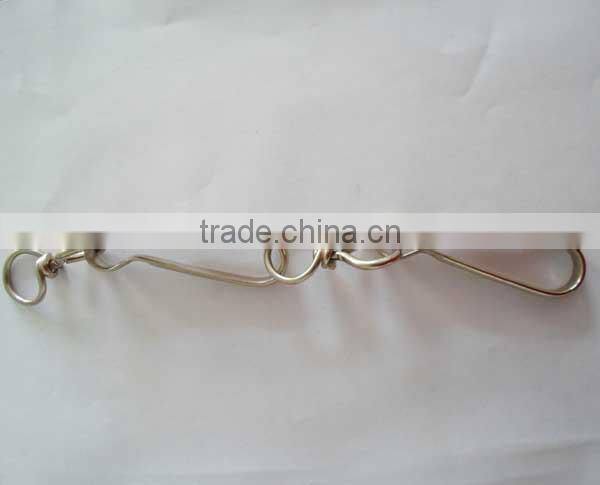 stainless steel simplex keychain hook, simple hook