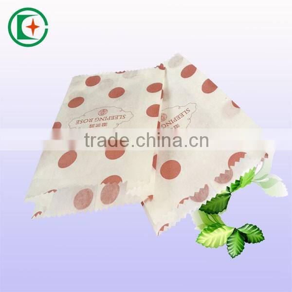 Food grade paper bag take away fast food french fries paper bag