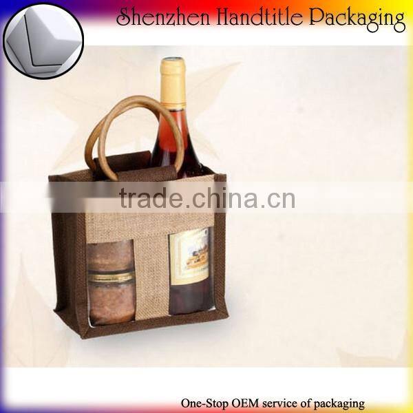 custom size high quality jute beach bags