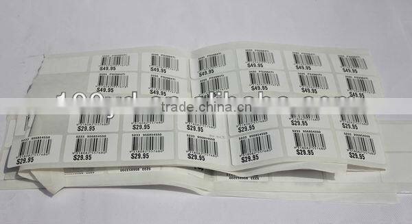 Cheap price stickers/barcode self adhesive labels