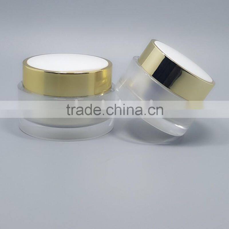 wholesale fancy cosmetic acrylic cream jar,clear decorative plastic cosmetic jar ,custom cosmetic jar with lid