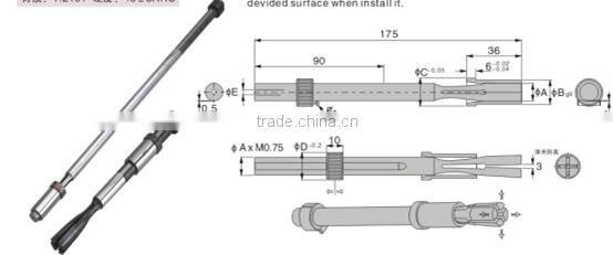 sprung core mold ejector pin