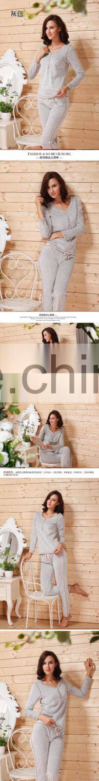 New Design Pajama Sets For Women Autumn&winter Women Lounge Wear Thicken Fleece Pajama Set