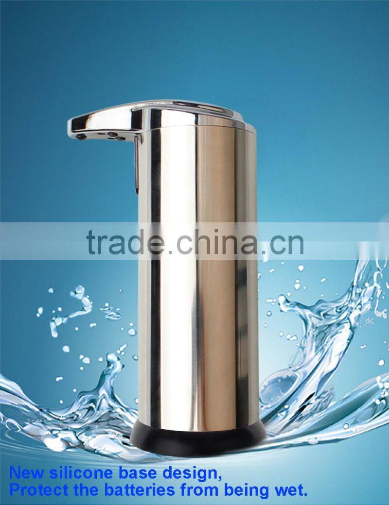 wholesale Competitive Price ABS Chrome waterproof Sensor Stainless Steel Automatic Soap Dispenser