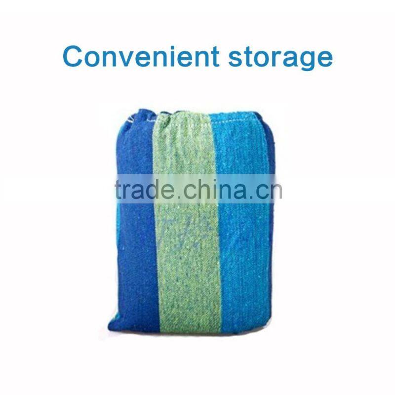 Double Canvas Hammocks portablecot bed With Stand For Family/stainless steel hammock stand