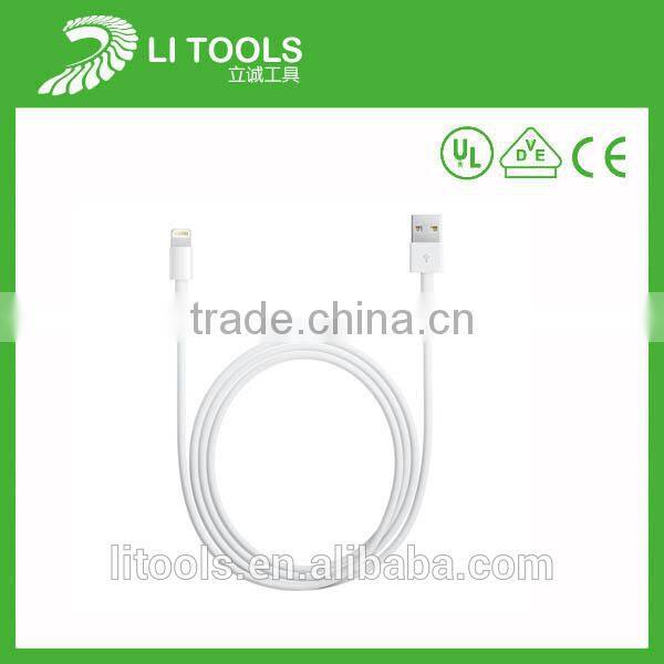 Wholesale PVC flat usb cable/new white micro usb/Colorful Micro USB cable for SAMSUNG HTC Andriod phones