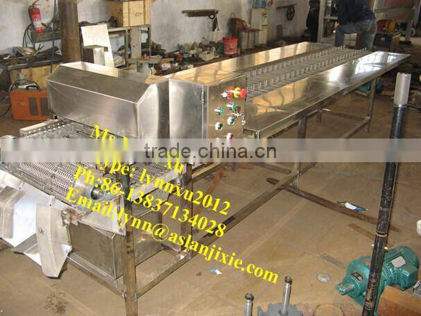 chicken feet paw cutting machine /belt model chicken feet cutter