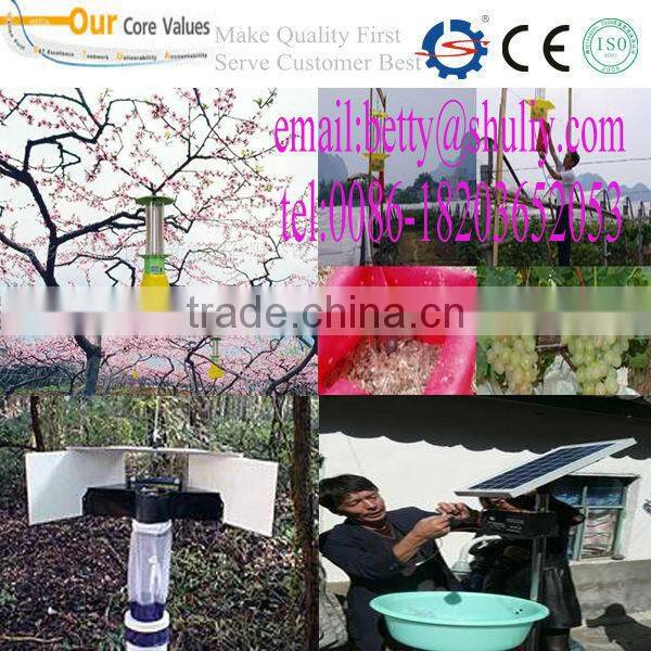 intelligent high efficient Solar moth killer lamp/light trap/sale well trapping lights